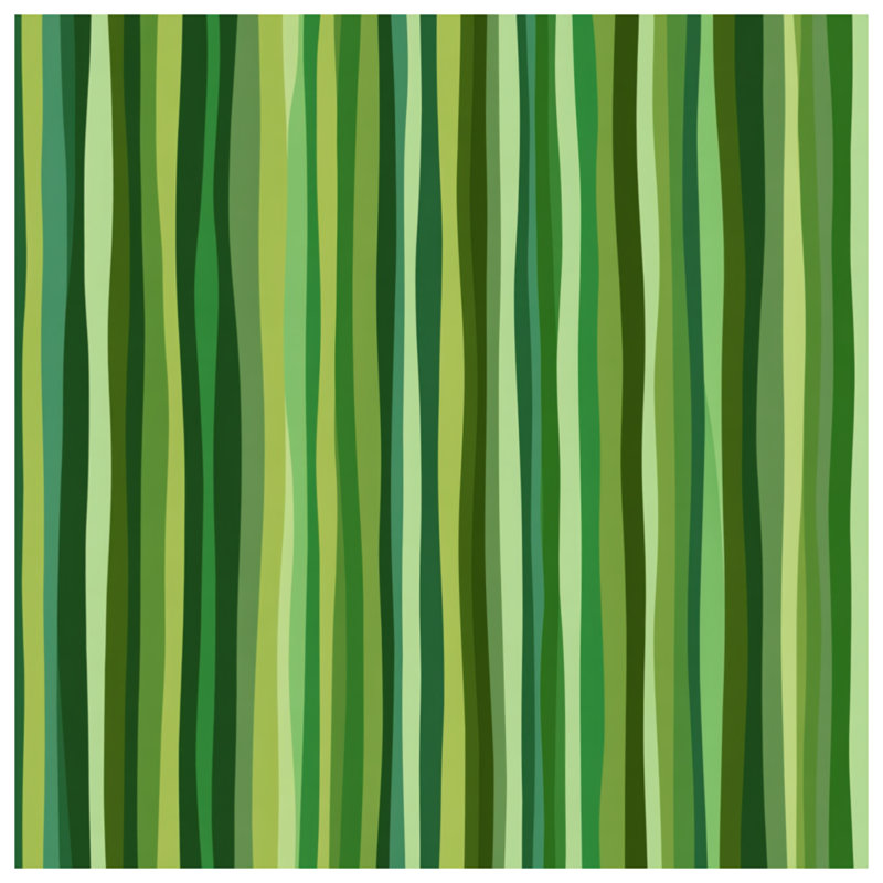 Housse de couette Green Stripes, Très grand lit