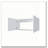 White 2-Door Wall Cabinet