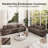 Deep Seat Sofa Chair With Throw Pillow-669854748