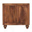 Buffet en bois Arco Groove, 2 portes, brun