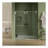 56"-60"W x 70"H Frameless Shower Door, Sliding Shower Door, Premium 5/16"(8mm) Thick Tempered Glass Shower Enclosure with Towel Bar ,Double Side Easy Clean Coat,Brushed Nickel Finished With Buffer