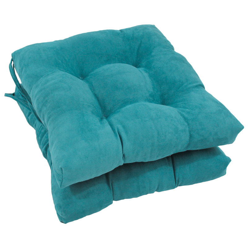 Outdoor 3.5'' Seat Cushion, Aqua Blue