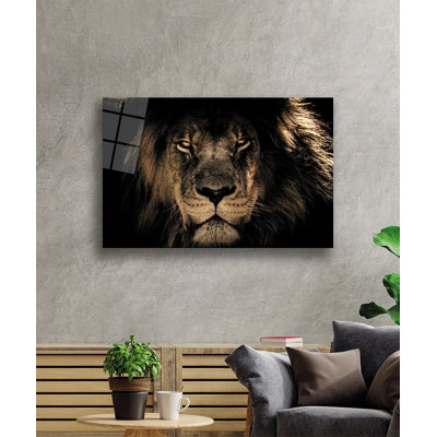 Peinture élégante en verre trempé décoratif, 27,6 po x 43,3 po | 100% verre trempé, épaisseur: 0,16 pouce | Superbe décoration intérieure pour le salon, le bureau ou la galerie | Pièce d'art unique, durable et élégante