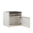 23'' Nightstand with Charging Station, Bedside Table with Storage and Open Shelves-1078121966