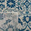 Tapis à motif floral ivoire / bleu Alessia-1362726003