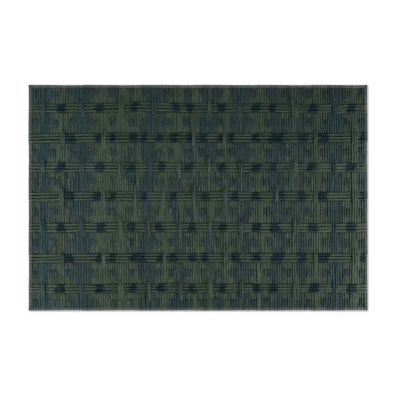 Tapis gris intérieur et extérieur Trellis, Rectangulaire 3 pi x 5 pi