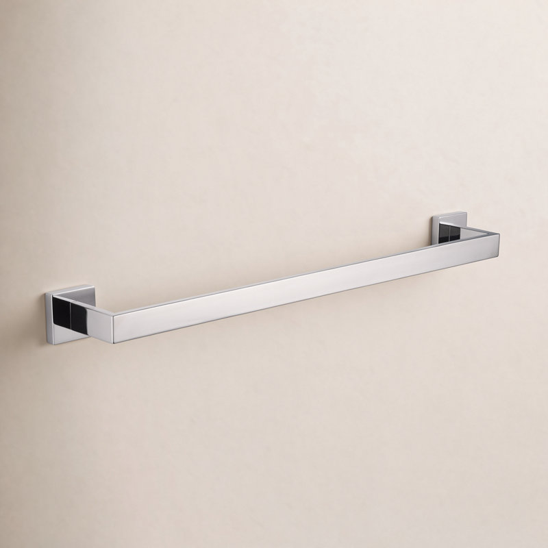 Porte-serviettes mural 25,5 po, Chrome poli, H 2 po x l 25,5 po x P 3 po