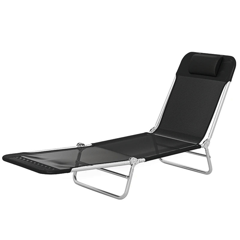 Fauteuil de bronzage pratique, méridienne pliante