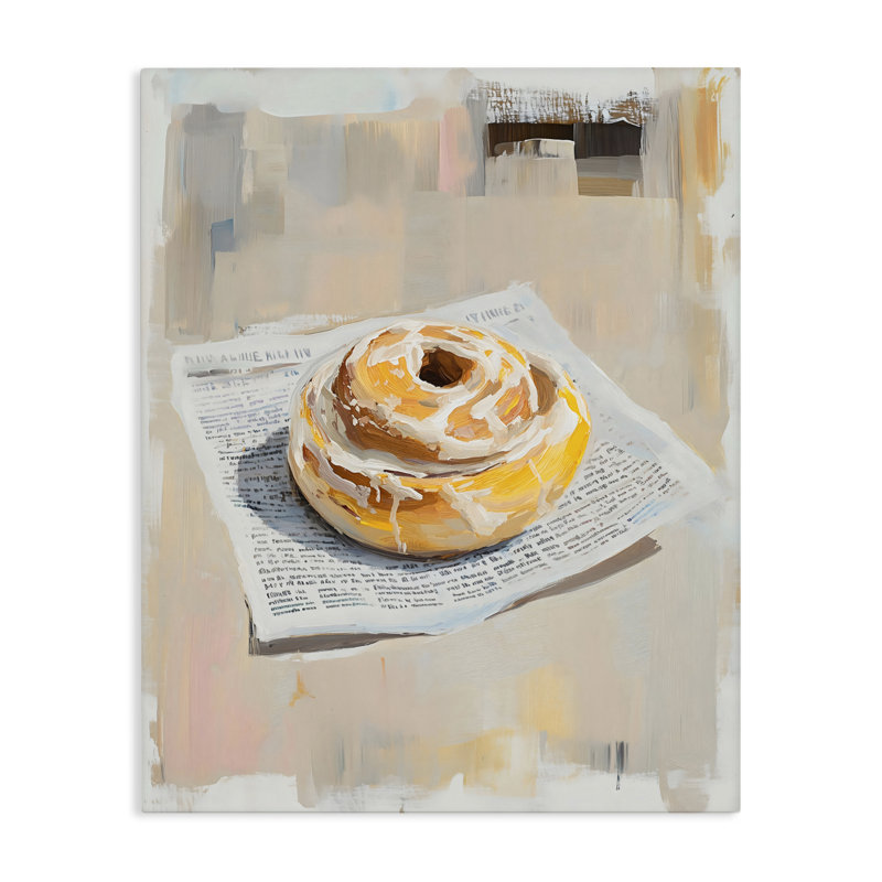 «Cinnamon Roll & Morning», toile par The Prints Vibe, 48 x 36