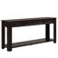 Console en bois de pin de 63 po avec 4 tiroirs et 1 tablette inférieure pour le couloir du hall d'entrée-899021054