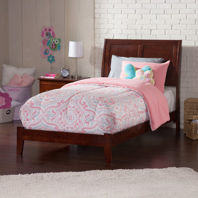  Lampley Solid Wood Foundation Bed 
