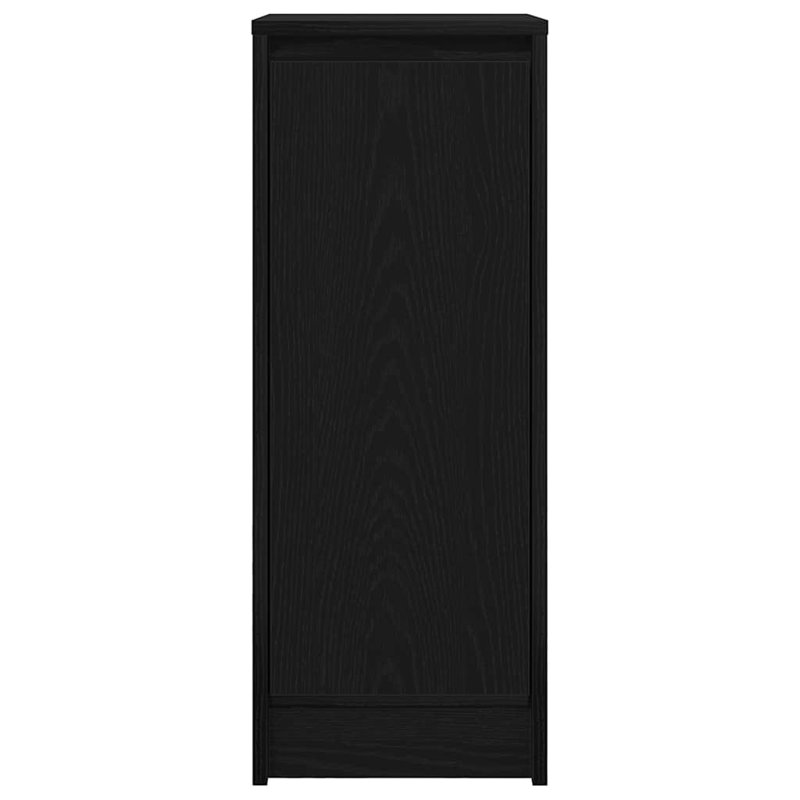 Sideboard 29.5X34x76 Cm Engineered Wood, Black Oak
