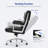 Genuine Leather Executive Office Chair with Aluminum Frame and Wheels, Swivel Desk chair with Thickened Backrest and Ergonomic Lumbar Support-1726479473