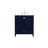 Hines 30'' Single Bathroom Vanity with Engineered Marble Top-672724613