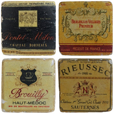 Square 4 Piece Coaster Set