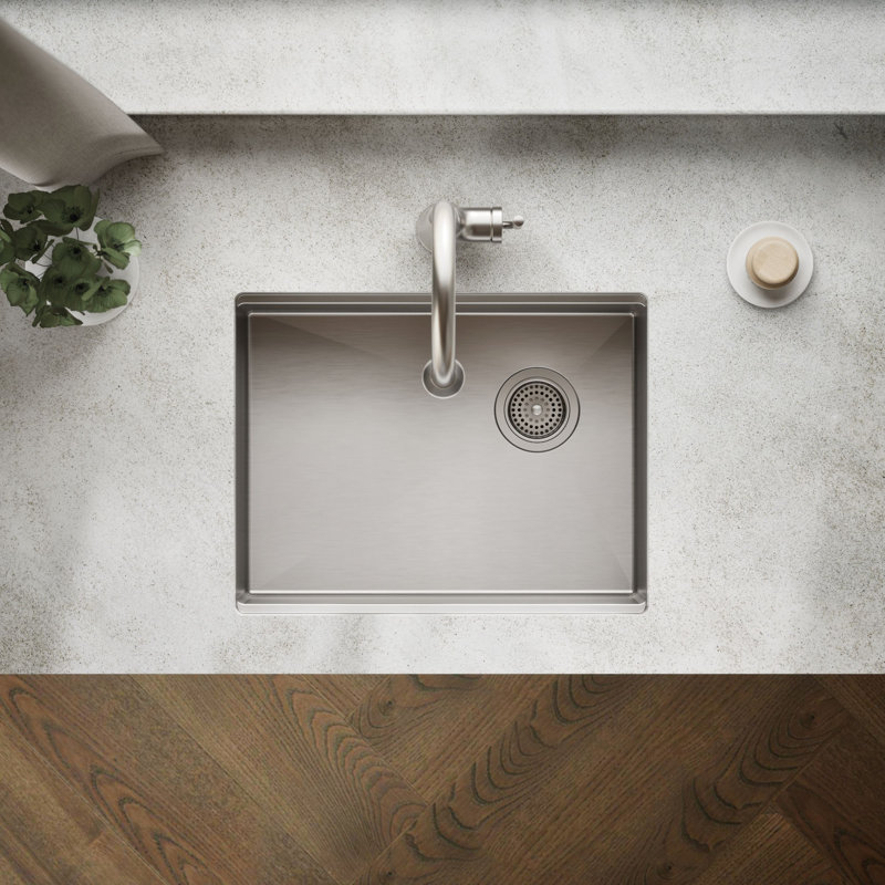 Strive® 23 In. Undermount Single-Bowl Workstation Kitchen Sink