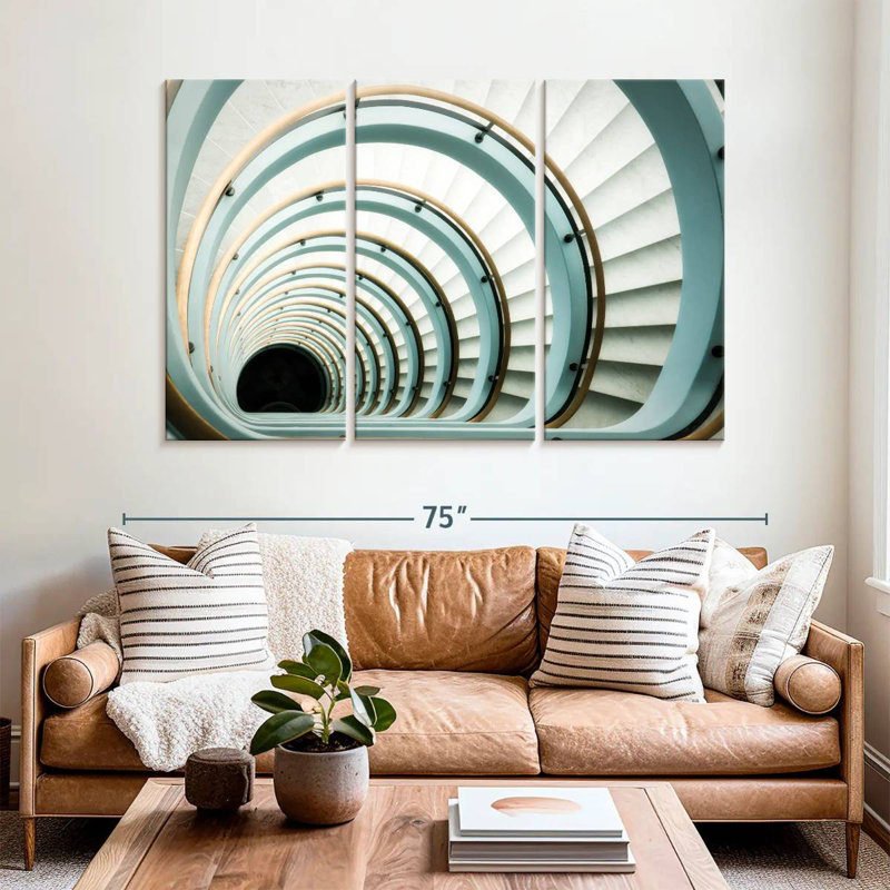 Lilie Long Staircase, 42" H x 65" W