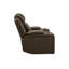 Fauteuil inclinable électrique pivotant Whitnie avec porte-gobelets DEL