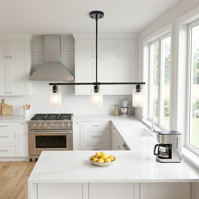 3-light Modern Kitchen Island Pendant Light