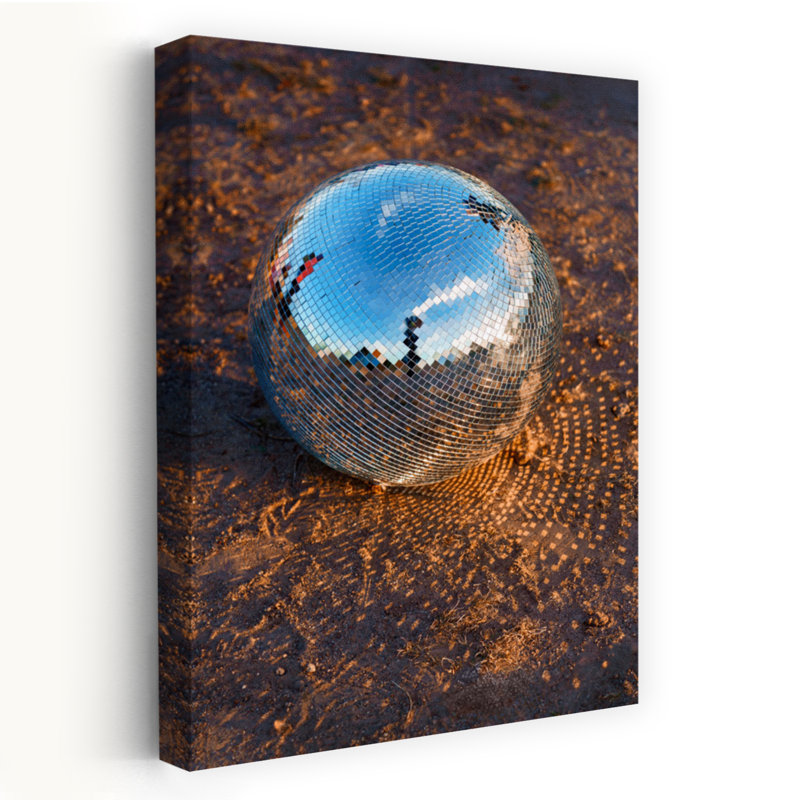 Desert Disco Ball 1 Piece Wrapped Canvas Wall Art, 152.4 cm H x 101.6 cm W