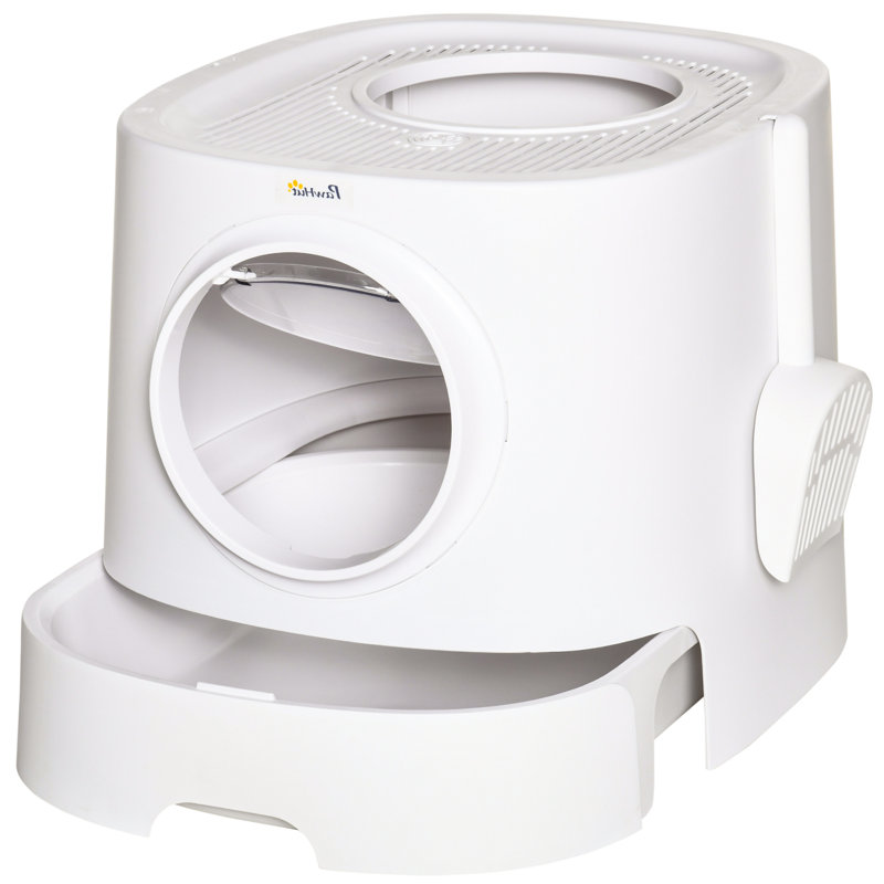 Plastic Enclosed Litter Box