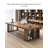 Elegant Long Desk with Open Compartment Storage-2028768622