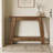 Rustic Console Table,2-Tier Entryway Table,Narrow Sofa Table