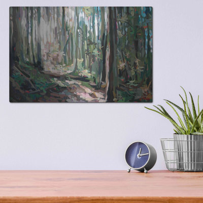 «Forest Light» par Joanne Hastie - peinture sur métal sans cadre