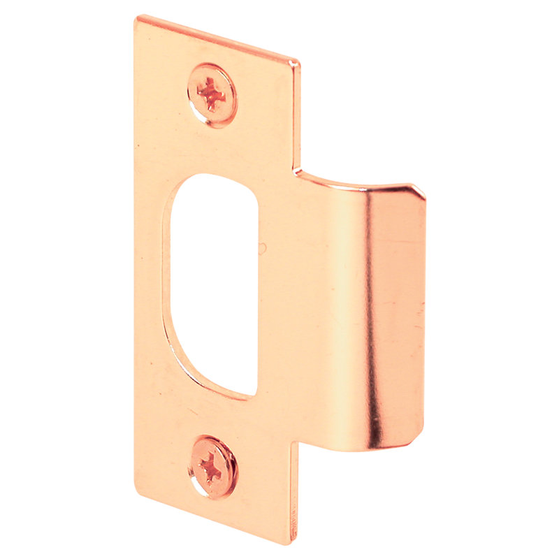 Schlage, Brass Plated Steel T-strike (Single Pack), 5.4" H x 3.75" W x 0.5" D, Chrome