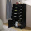  Armoire de rangement de bureau 38 po à 5 tiroirs et 1 porte Pasqualine-70029395