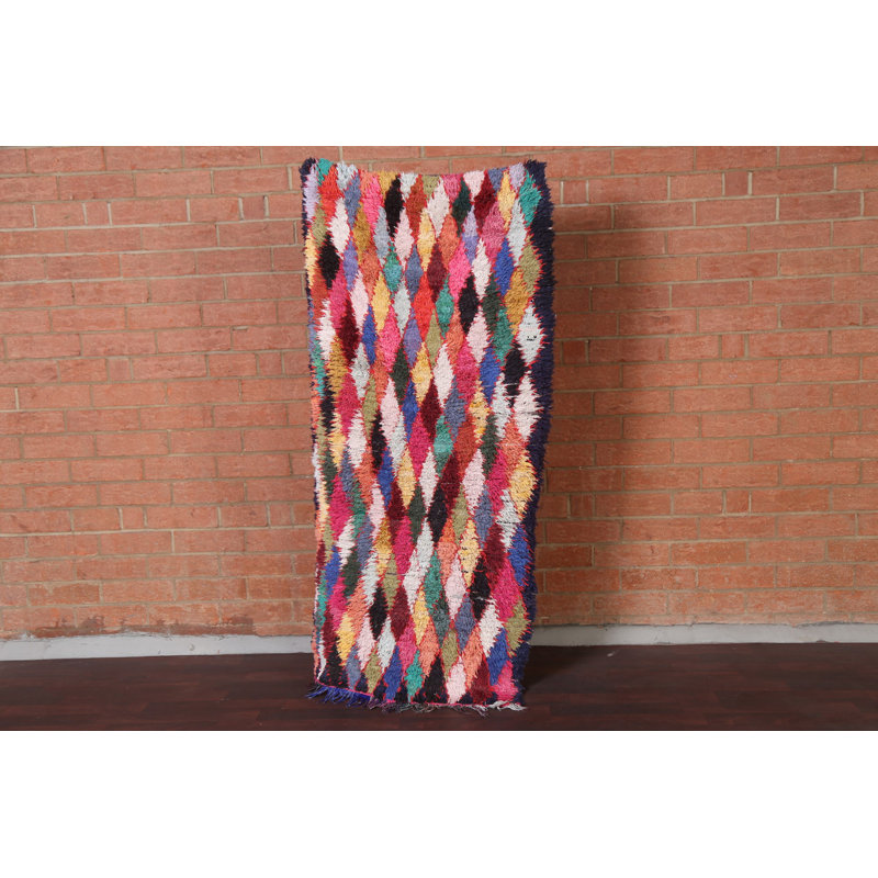 Tapis oriental marocain All-Over noué à la main 3 x 6