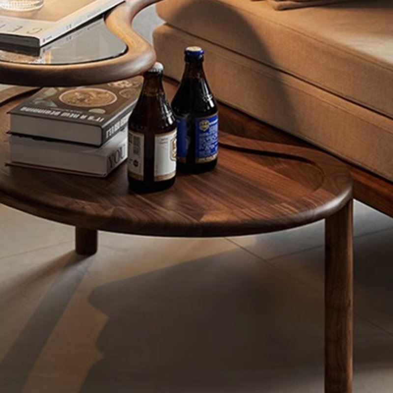 George Oliver Retro irregular-shaped design coffee table | Wayfair