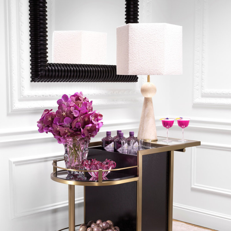 Table Lamp Novak Travertine Excl Shade