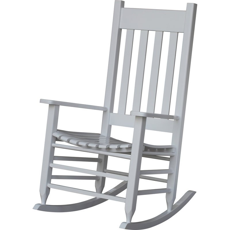 Chaise en bois massif avec coussins Plantation, Standard, Blanc