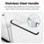 Cabine de douche coulissante double H 72 po, l 56 po à 60 po, verre trempé 1/4 po, noir mat, porte de dérivation de salle de bain imperméable, l 56 à 60 po x H 72 po, ajout élégant-120912315
