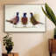 Pheasant Trio, reproduction d'art sur toile-92470169-92470172