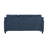 3 Seater In Navy Chenille - Model With Wood Frame, Luxurious Upholstery For Comfort, Tight Back And Seat Cushions A Streamlined Look, Long-lasting Pocket Coil Seat, D25 Foam Density Seating