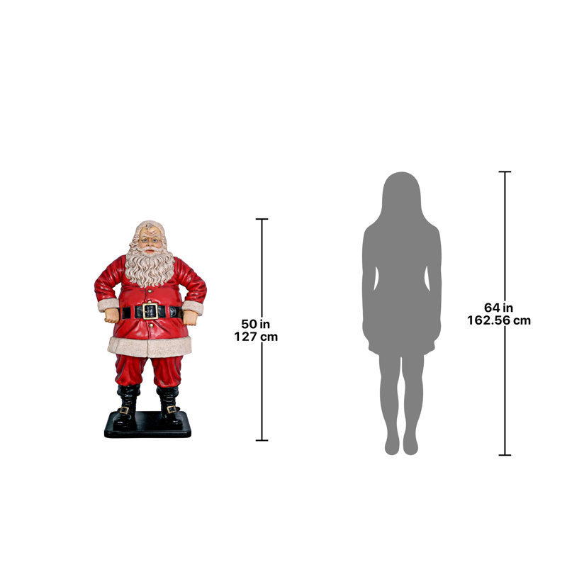 Statue de père Noël Jolly