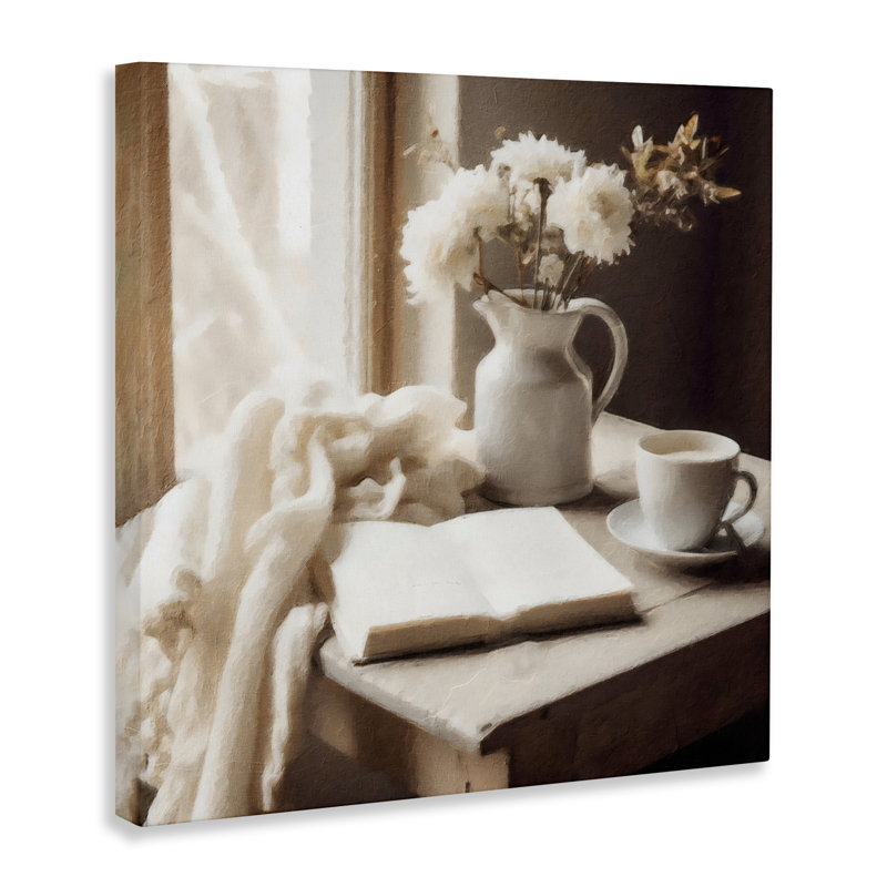 «Neutral Morning Coffee», conception par Riley B, H 36 po x l 36 po