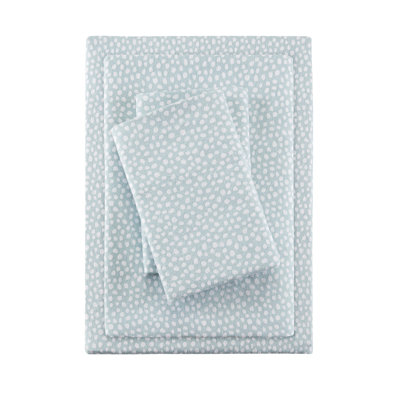 Ensemble de draps en flanelle de coton 4 pièces Gracie Mills