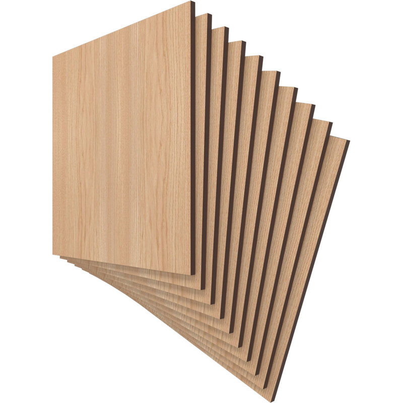 Planches en bois, Noyer blanc, H 15,75 po x l 15,75 po x P 0,38 po