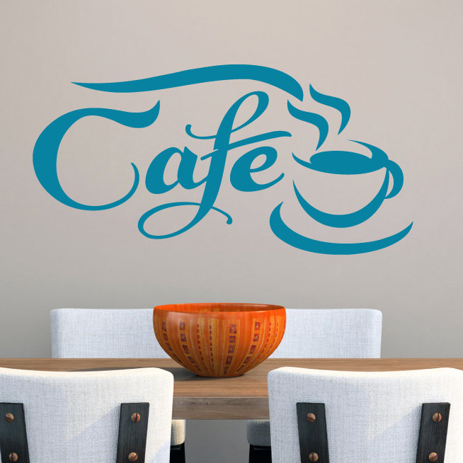 Adhésif décoratif café, Bleu marine