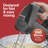 Hamilton Beach 6 Speed Hand Mixer With Quickburst, Includes Snap-On Storage Case And 3 Attachments, Black, 62690