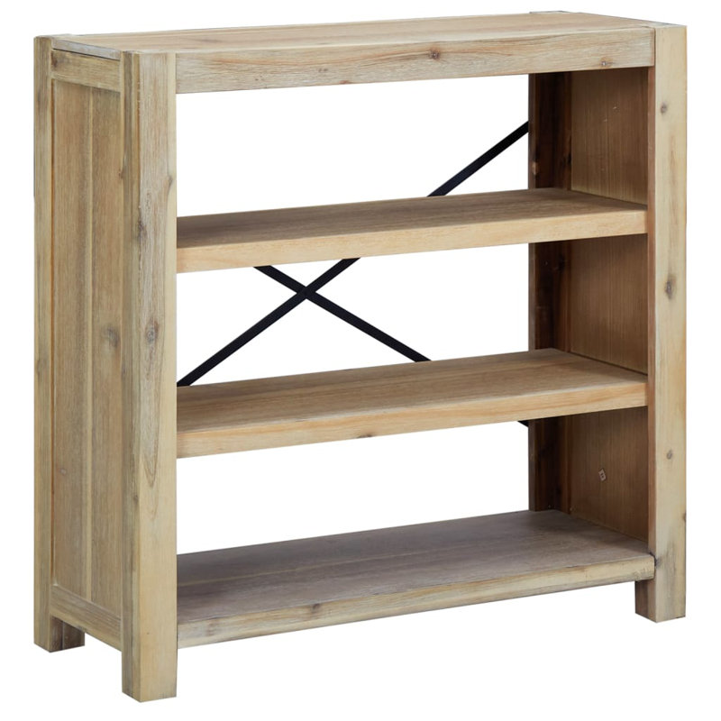 Bibliothèque française, (3 tablettes) H 31,5 po x l 31,5 po x P 11,8 po