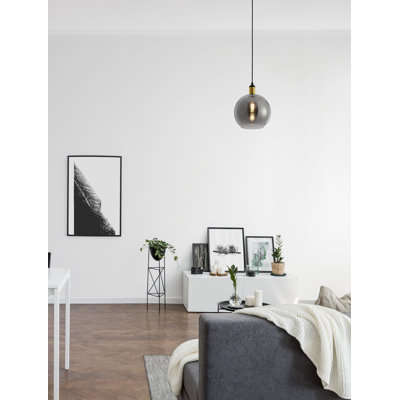 MIRRO - Light GOLD & SMOKY Pendant