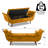 Velvet Upholstered Storage Bench-1372117904