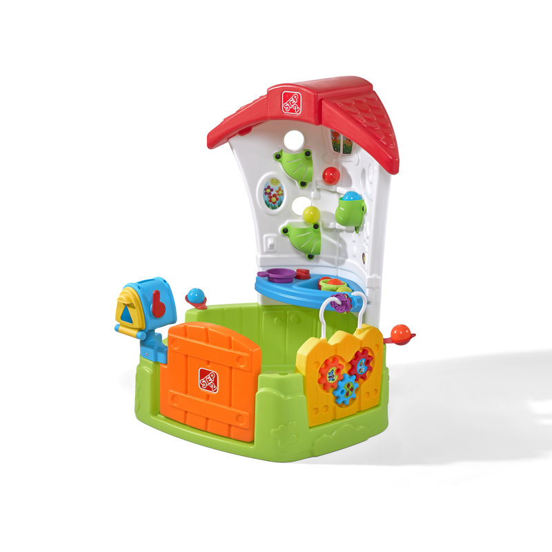 Step2 Multicolor Toddler Corner Plastic Playhouse with Accessories