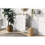 Meuble-lavabo flottant moderne de 21,6 po avec lavabo en céramique - parfait pour les petites salles de bain, rangement à droite