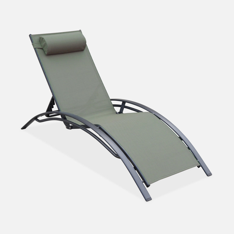 Caedence 167cm Long Reclining Chaise Lounge Set