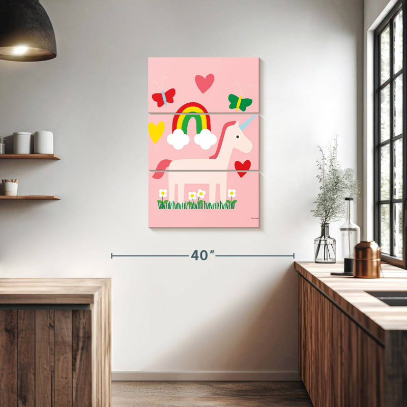 Ashelle Unicorn Fun II, H 38 po x l 24 po